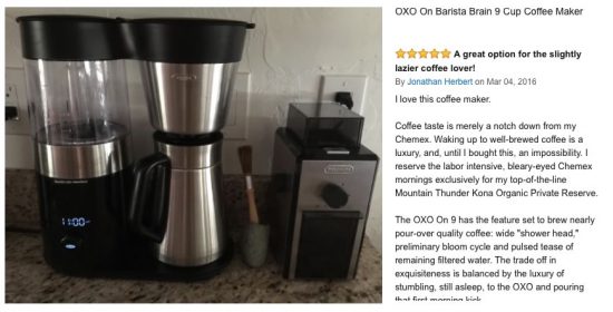 scaa certified coffee makers OXO On Barista Brain