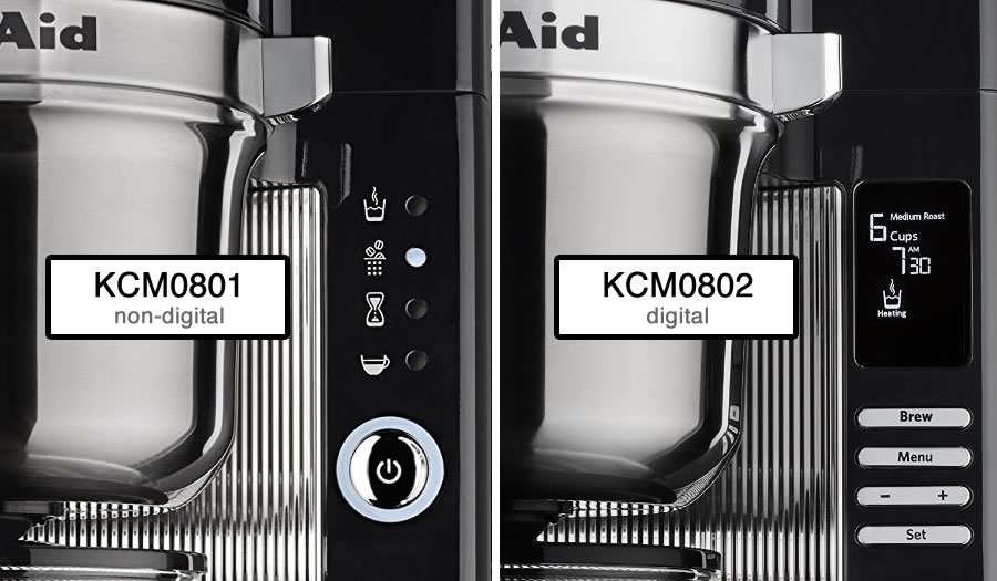 KitchenAid KCM0801OB Pour Over Coffee Brewer, Onyx Black