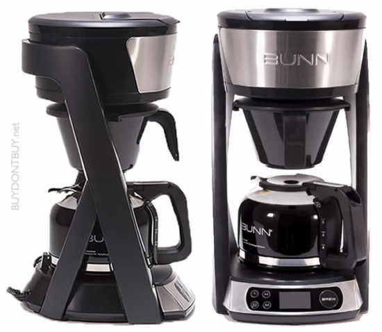 BUNN HB Heat N Brew Programmable Coffee Maker 10 cup Stainless Steel 