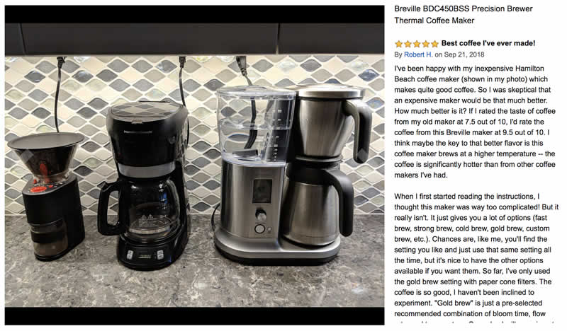 Coffee Maker Review The Sca Certified Breville Precision Brewer Buy Don T Buy Reliable No Nonsense Product Research